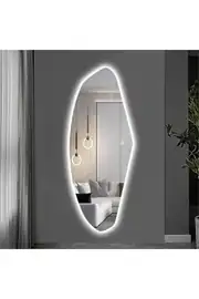 Boy Aynası Flora Saturn Dekoratif Boy Aynası Ledli Dokunmatik